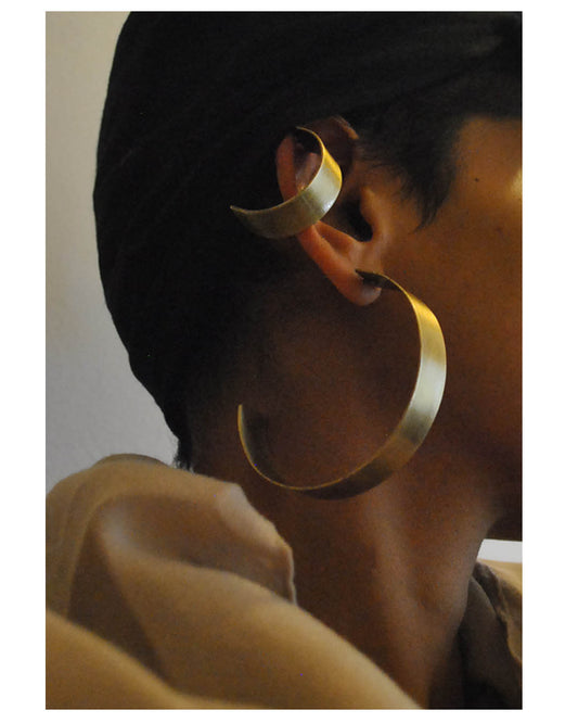 canela hoop earrings