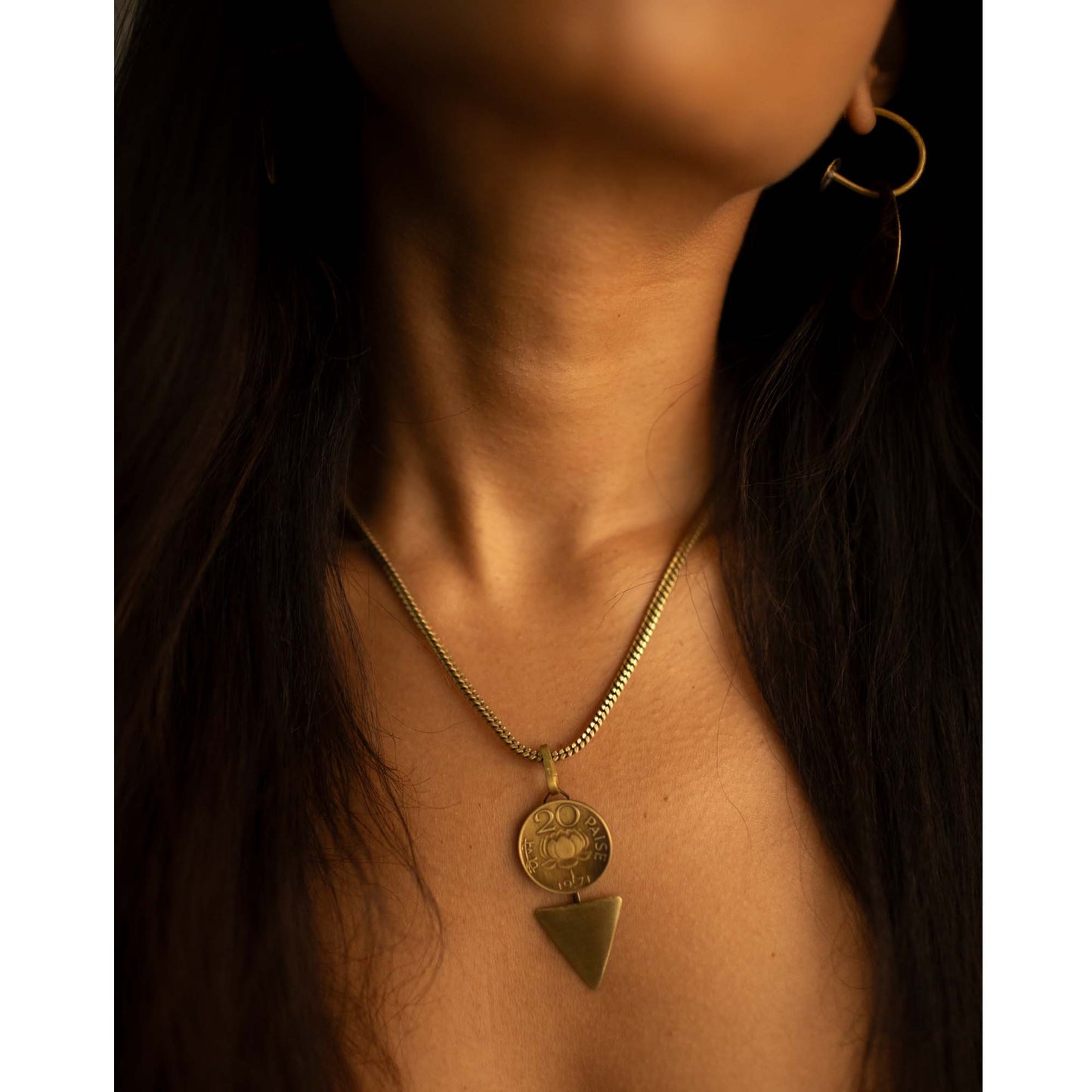 20 PAISE ARMIS pendant with thick chain