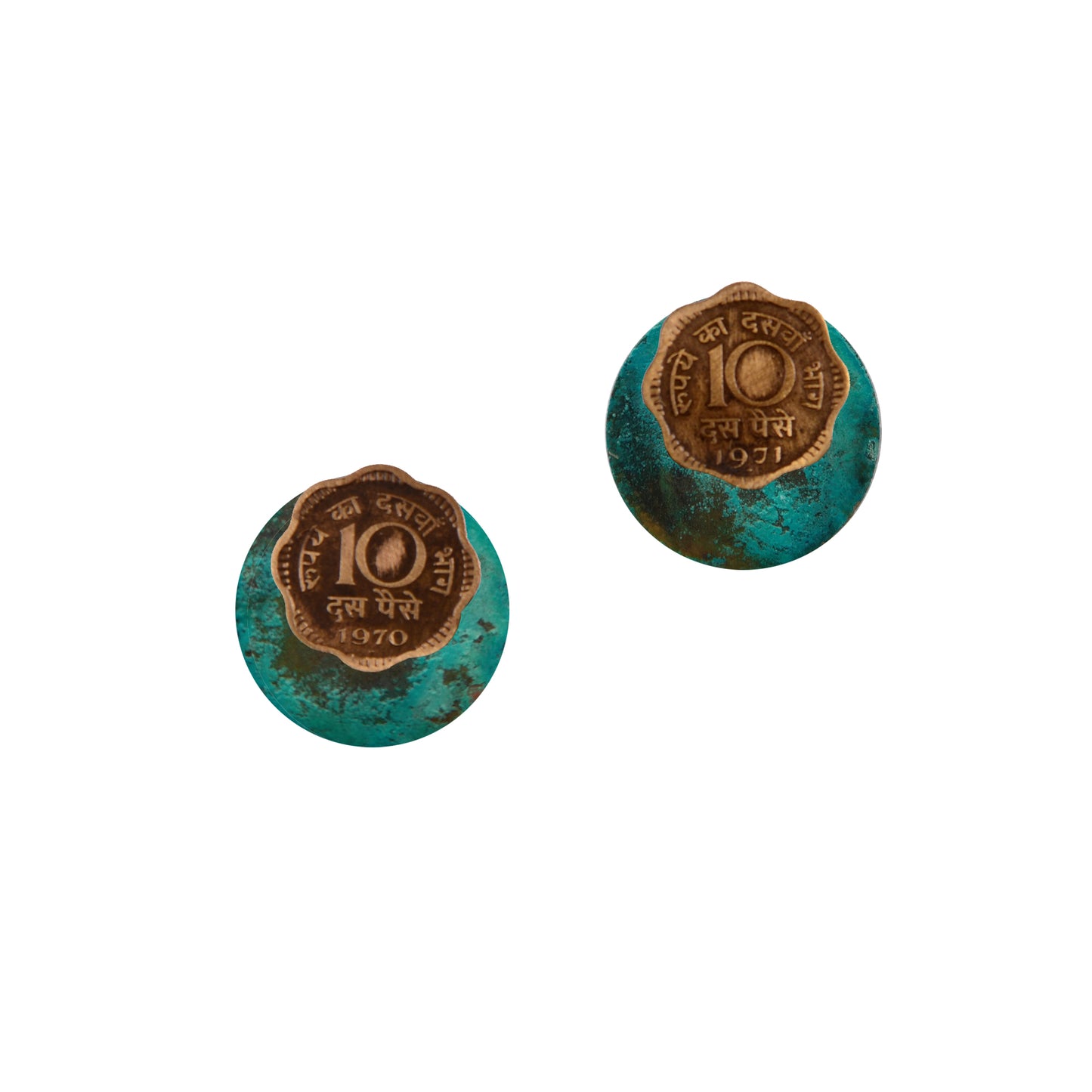 10 paise circle earjackets
