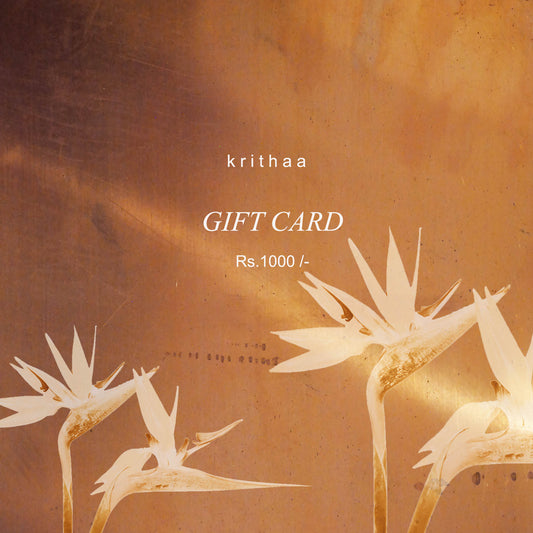 KRITHAA gift card