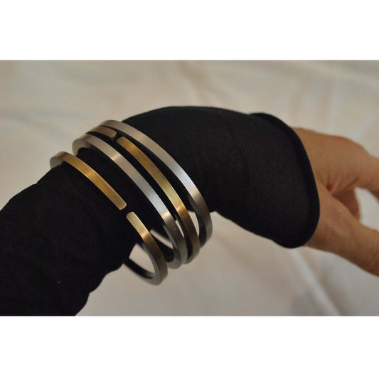 LUXATE bangle-cuff stack